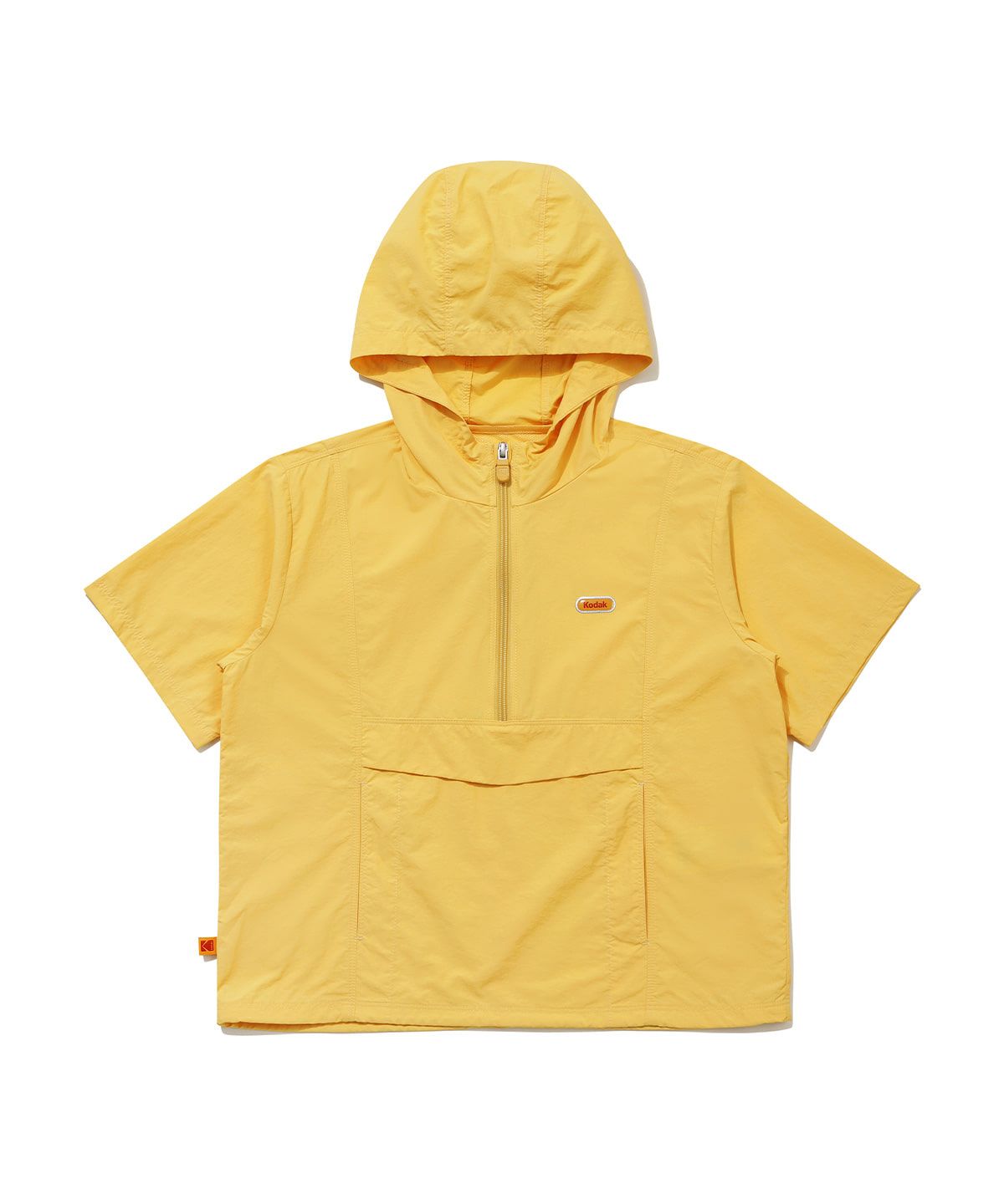 코닥 키즈(KODAK KIDS) 브리즈팝 쿨 그래픽 반팔 후드 아노락 키즈 YELLOW