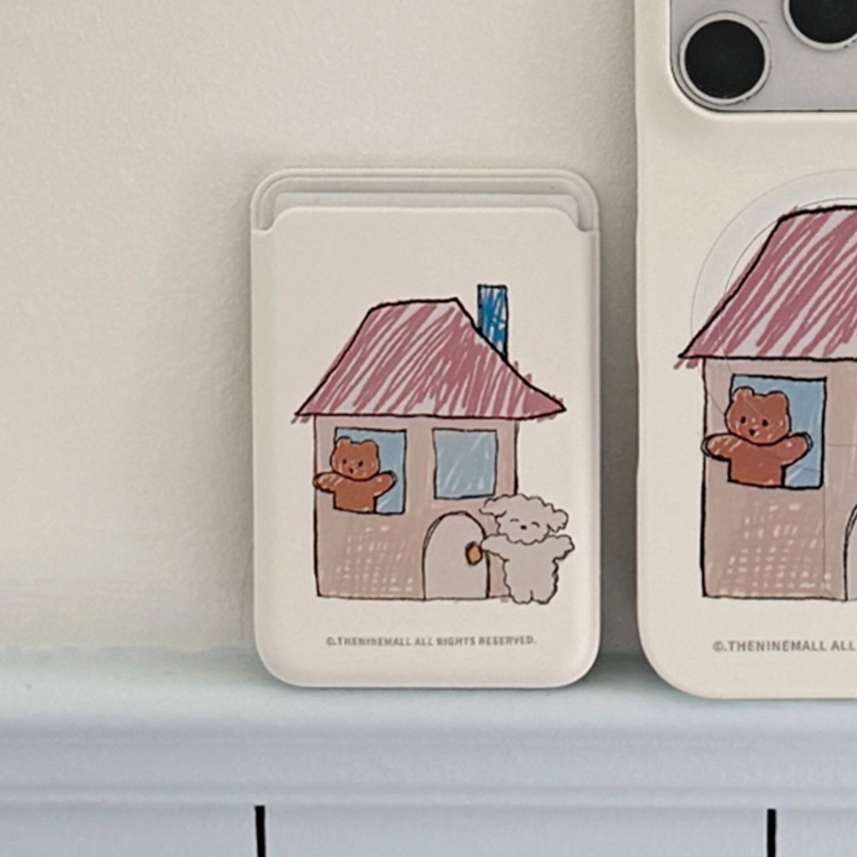 더나인몰(THE NINEMALL) gummy cozy house with ppokku [맥세이프 카드슬롯]