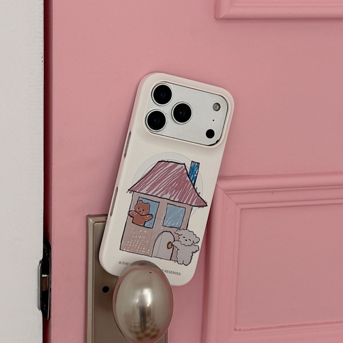 더나인몰(THE NINEMALL) gummy cozy house with ppokku [맥세이프 하드 폰케이스]
