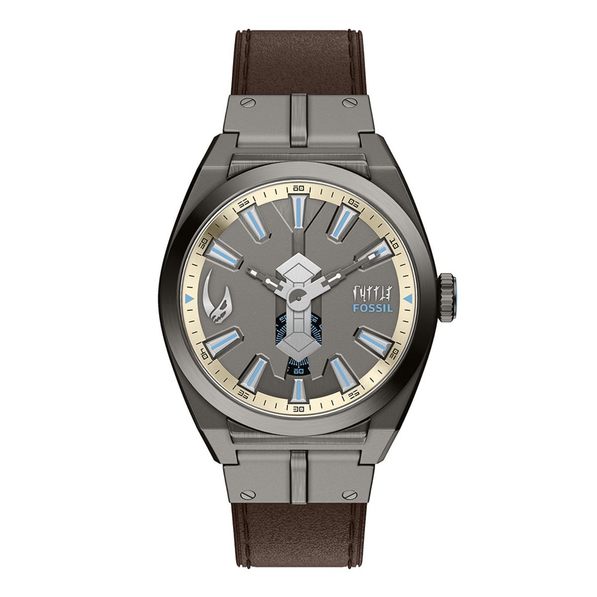 파슬(FOSSIL) LE1245SET (Mandalorian) STARWAR X Fossil 만달로리안 남성 가죽시계