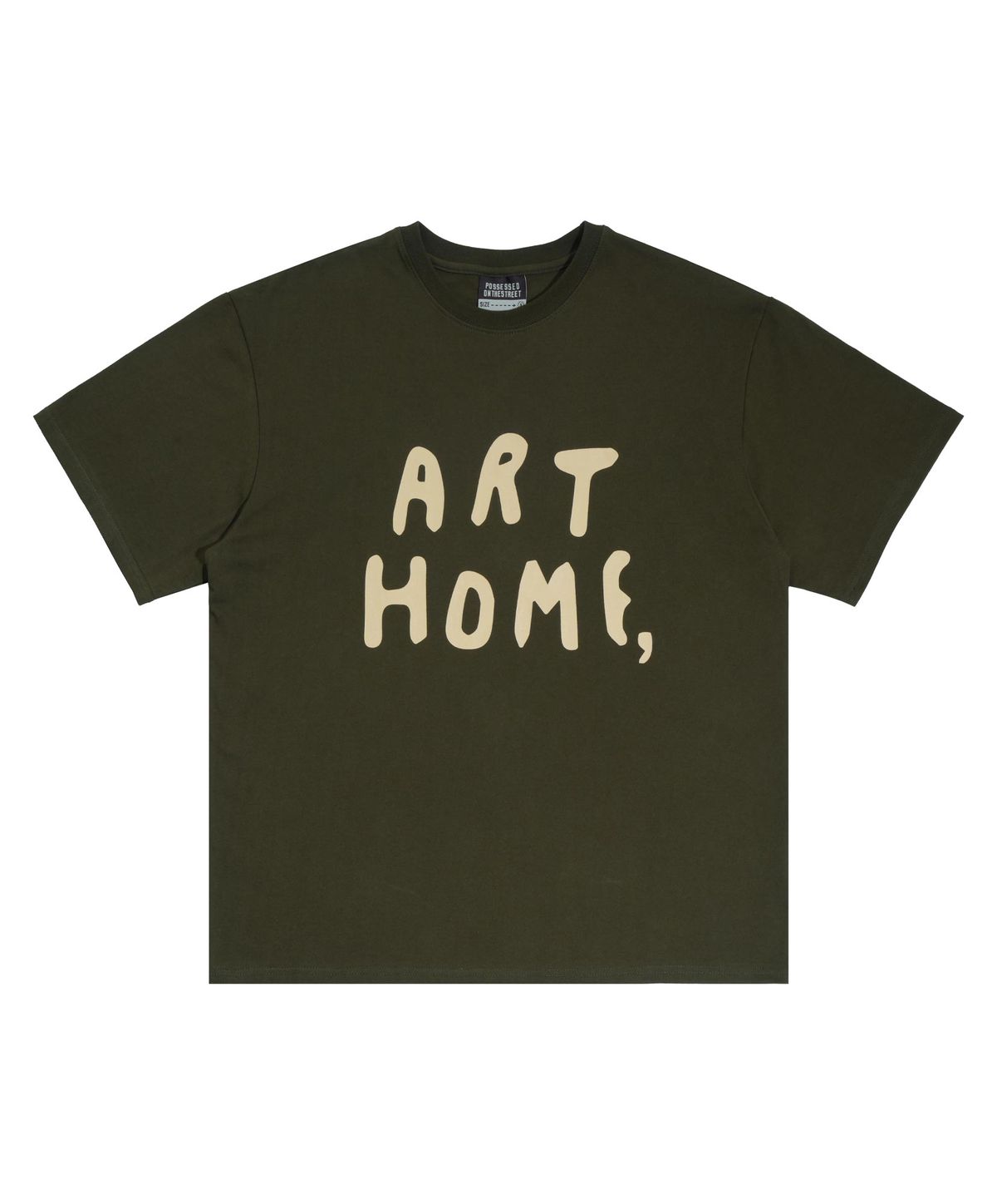 퍼츠(POTS) ART HOME TEE [KHAKI]