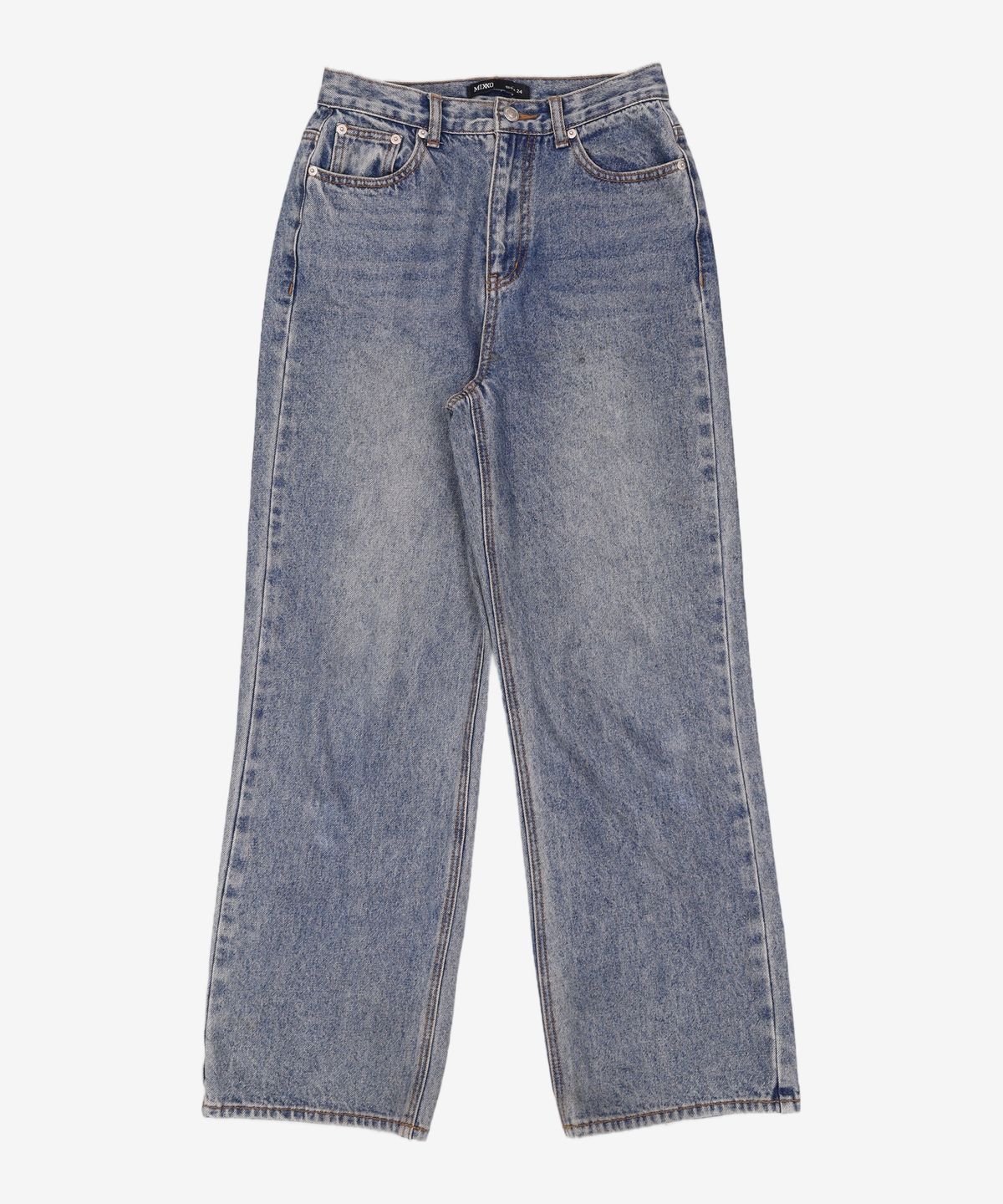 미쏘(MIXXO) [리오더]기모 롱와이드 TJCT27J RE MIWTJCV2QJ 24