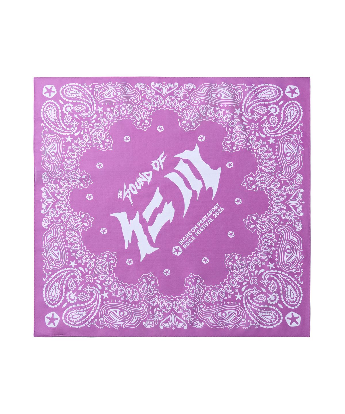 디스커스 애슬레틱(DISCUS ATHLETIC) 2026 PENTAPORT 인천 반다나 핑크