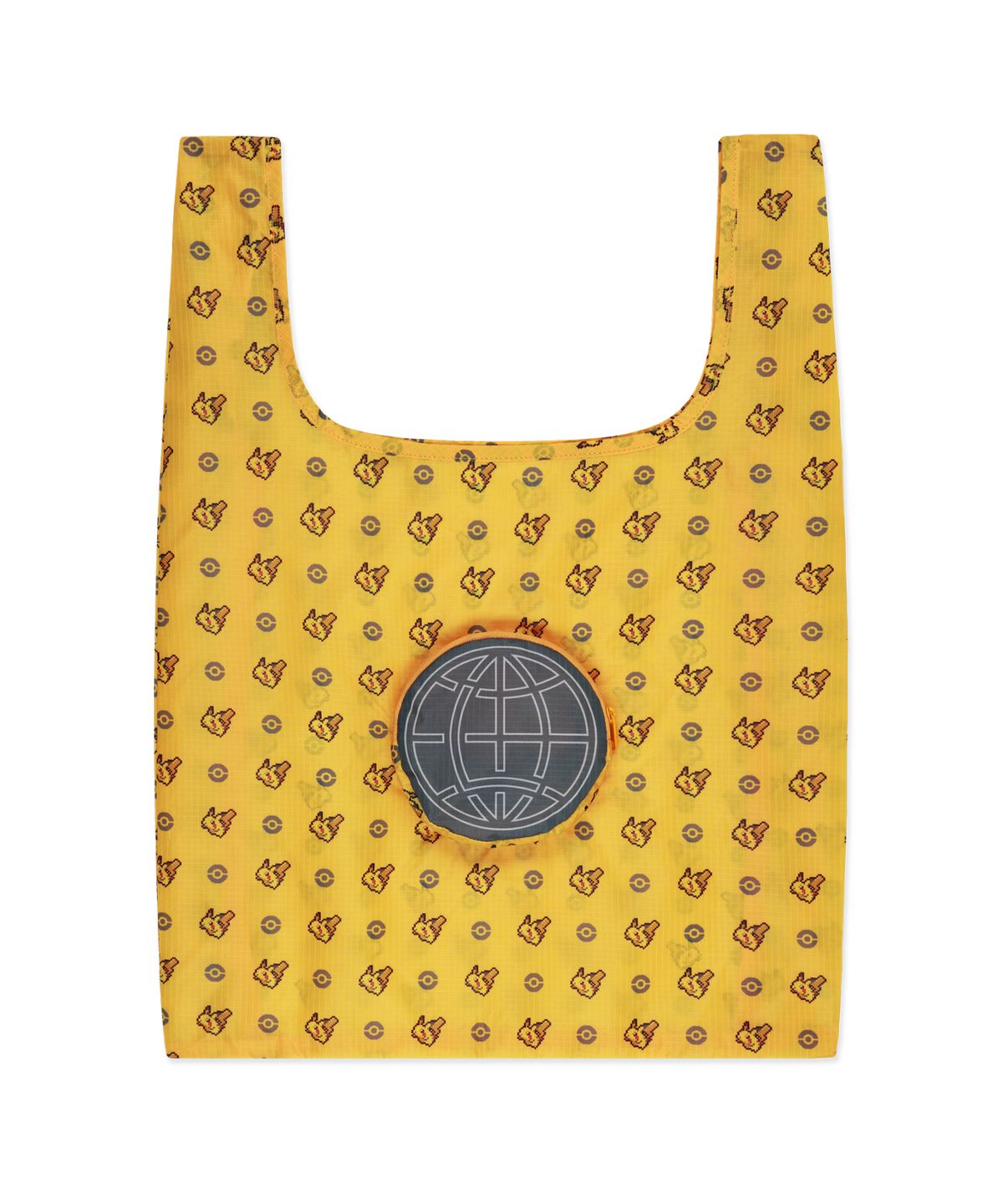엘엠씨(LMC) Pokémon Pixel Art Monster-Ball Packable Bag yellow