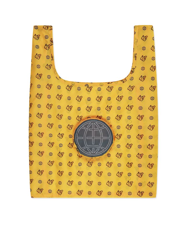 Pokémon Pixel Art Monster-Ball Packable Bag yellow