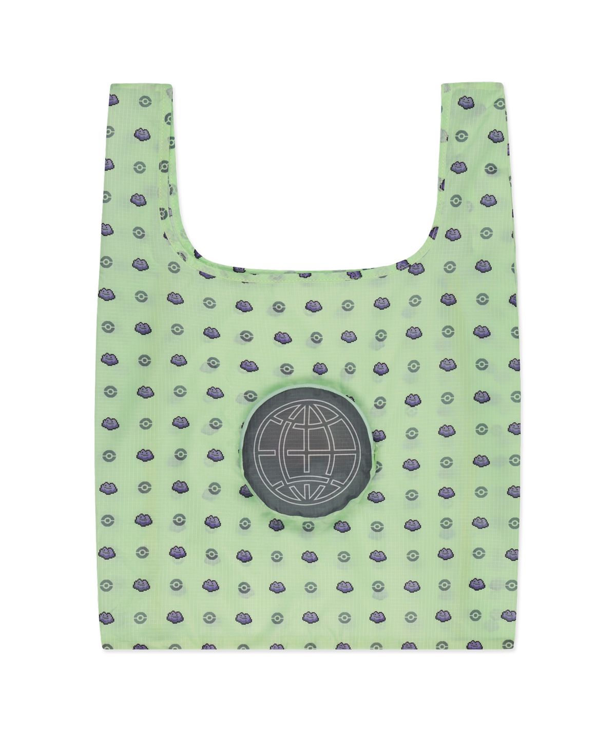 엘엠씨(LMC) Pokémon Pixel Art Monster-Ball Packable Bag green