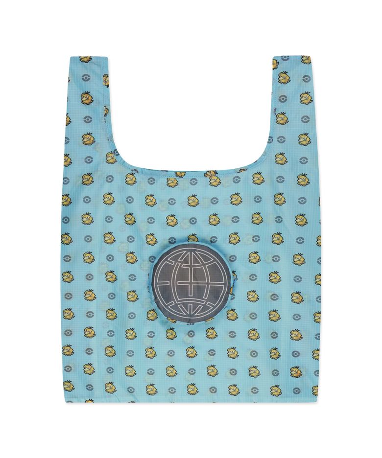 Pokémon Pixel Art Monster-Ball Packable Bag blue