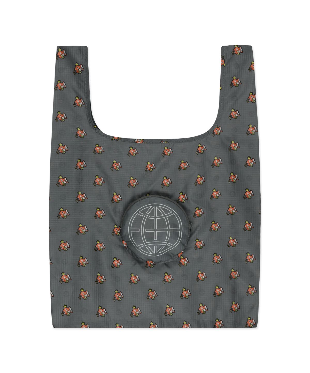 엘엠씨(LMC) Pokémon Pixel Art Monster-Ball Packable Bag charcoal