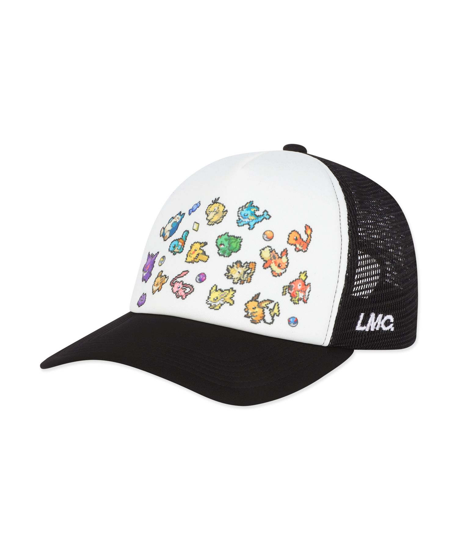 엘엠씨(LMC) Pokémon Pixel Art Multi Trucker Cap black - 사이즈