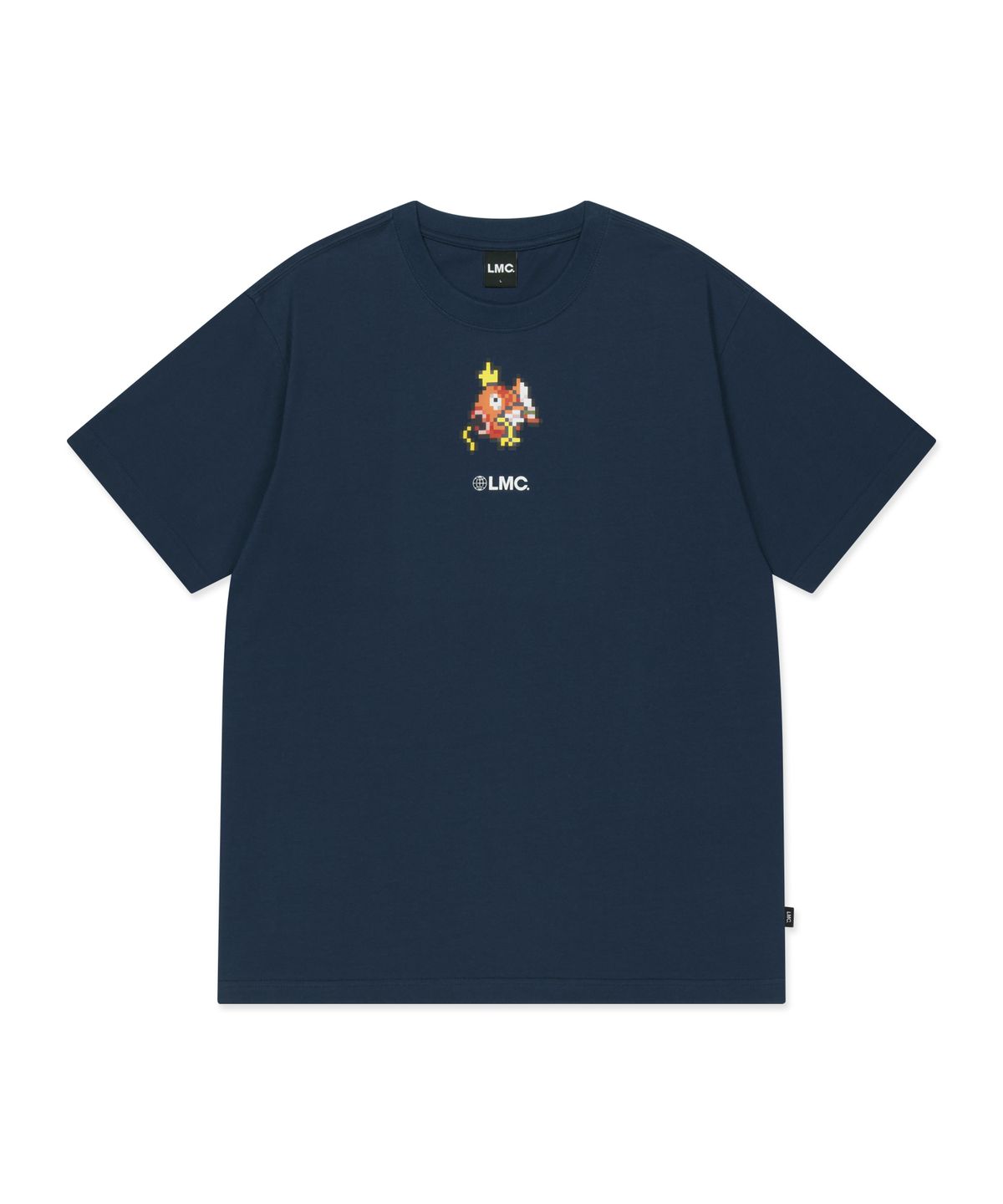 엘엠씨(LMC) Pokémon Pixel Art Dot Eyes Club Tee navy