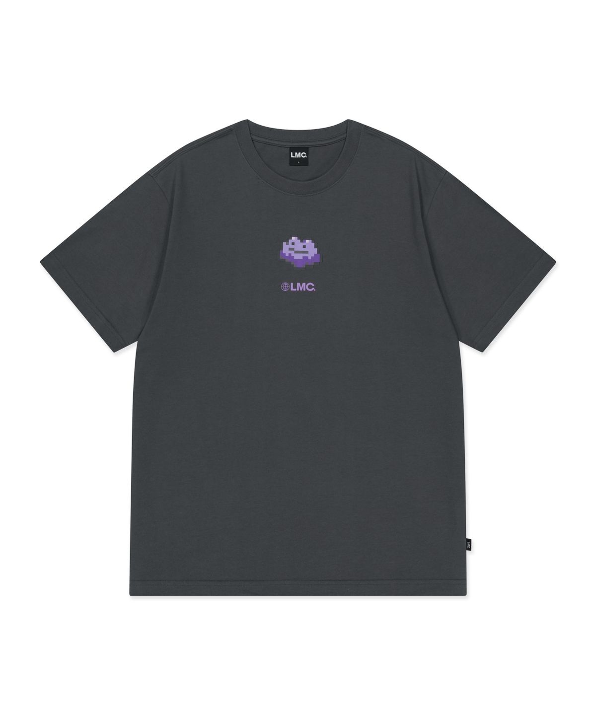엘엠씨(LMC) Pokémon Pixel Art Dot Eyes Club Tee charcoal