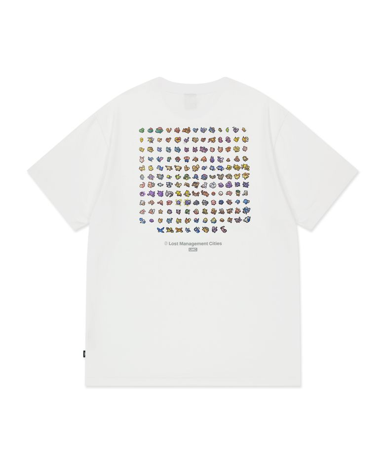 Pokémon Pixel Art 151 Tee white