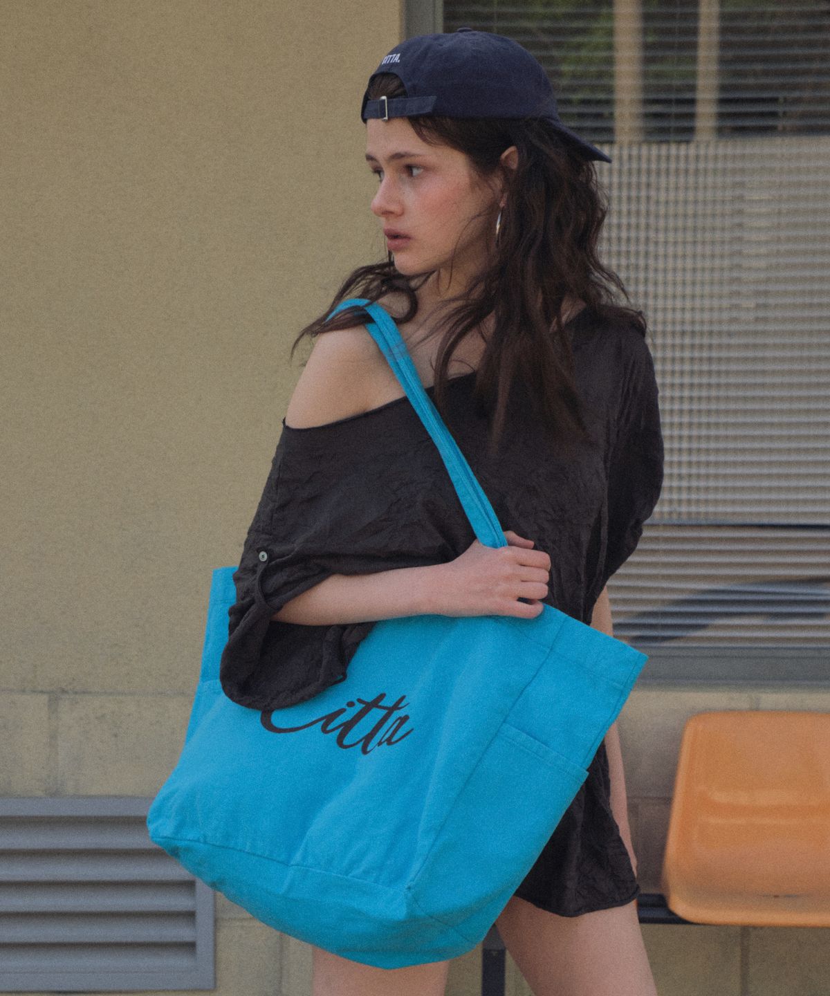 씨타(CITTA) Colorful Canvas Bag_CTA952(Blue)