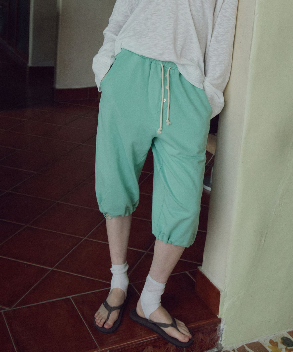 씨타(CITTA) Essential Bermuda Jogger Sweatpants_CTB576(3color)