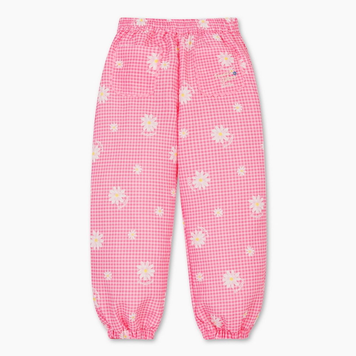 베네통키즈(BENETTONKIDS) 체크 데이지 조거 팬츠_QAPT10631PK