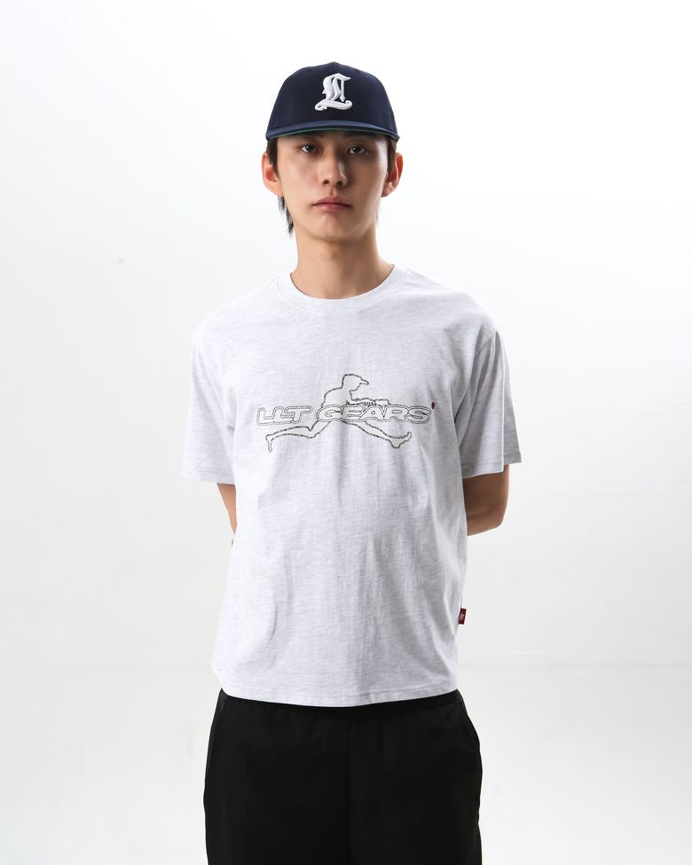 VHS MAN SHORTSLEEVE ASH HEATHER