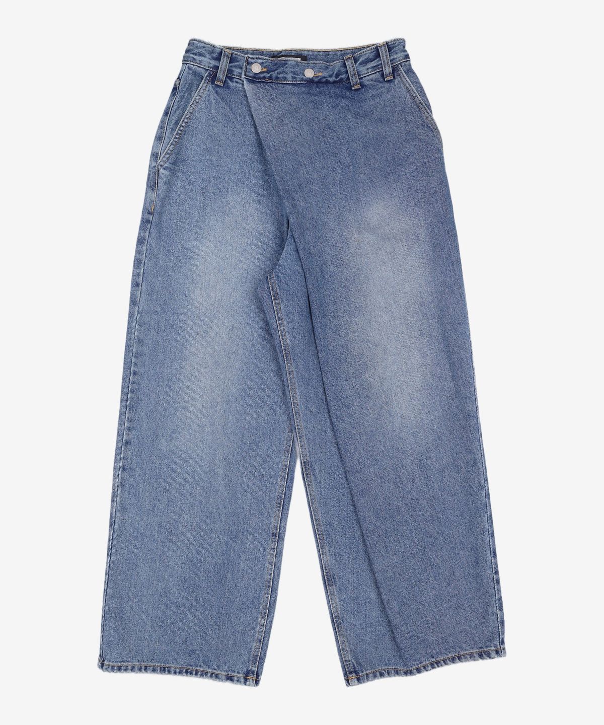 해칭룸(HATCHINGROOM) Wrap Jeans Black 2