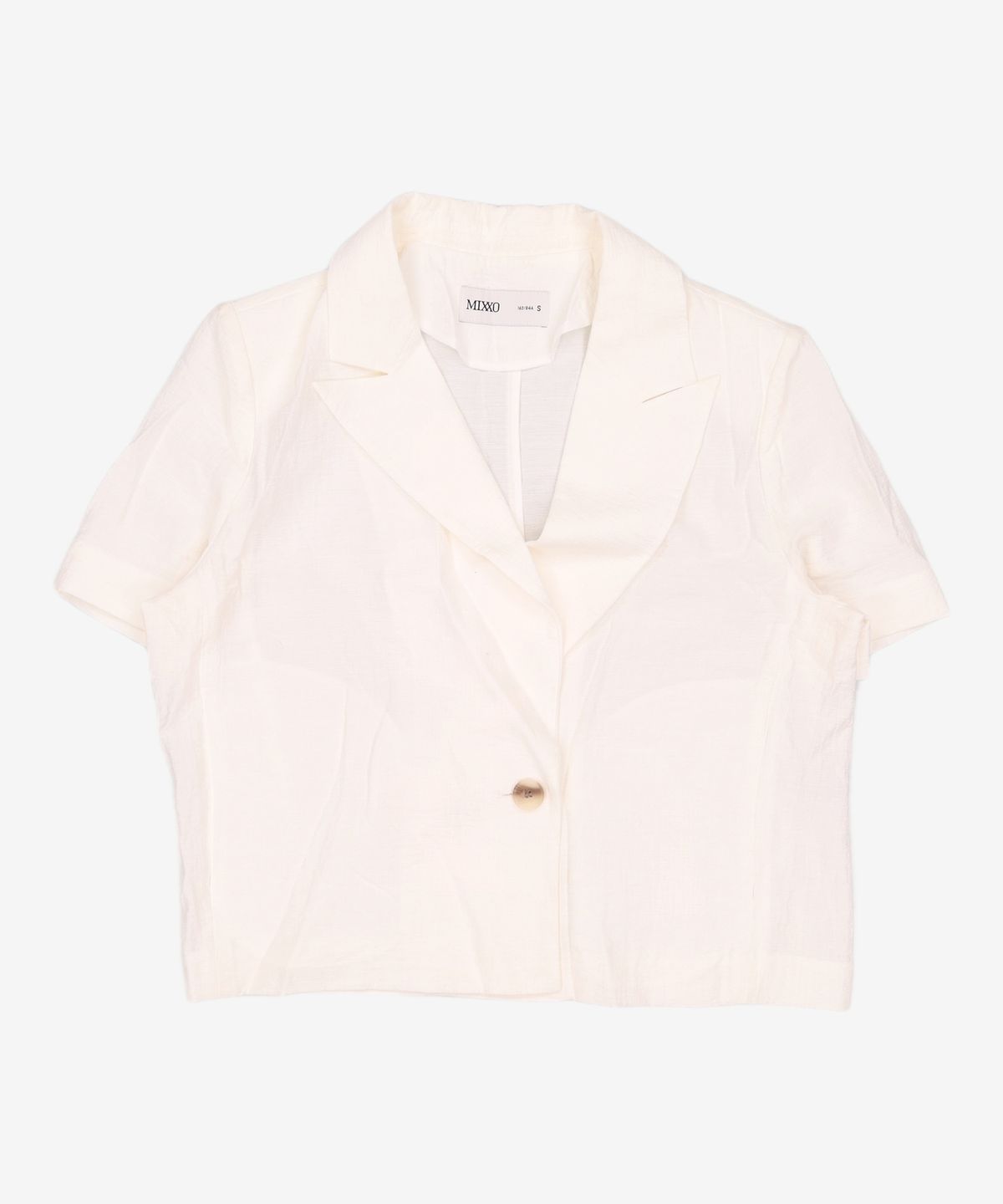 미쏘(MIXXO) 테일러드 반더블 숏 반팔 자켓 MIWJKC712B S