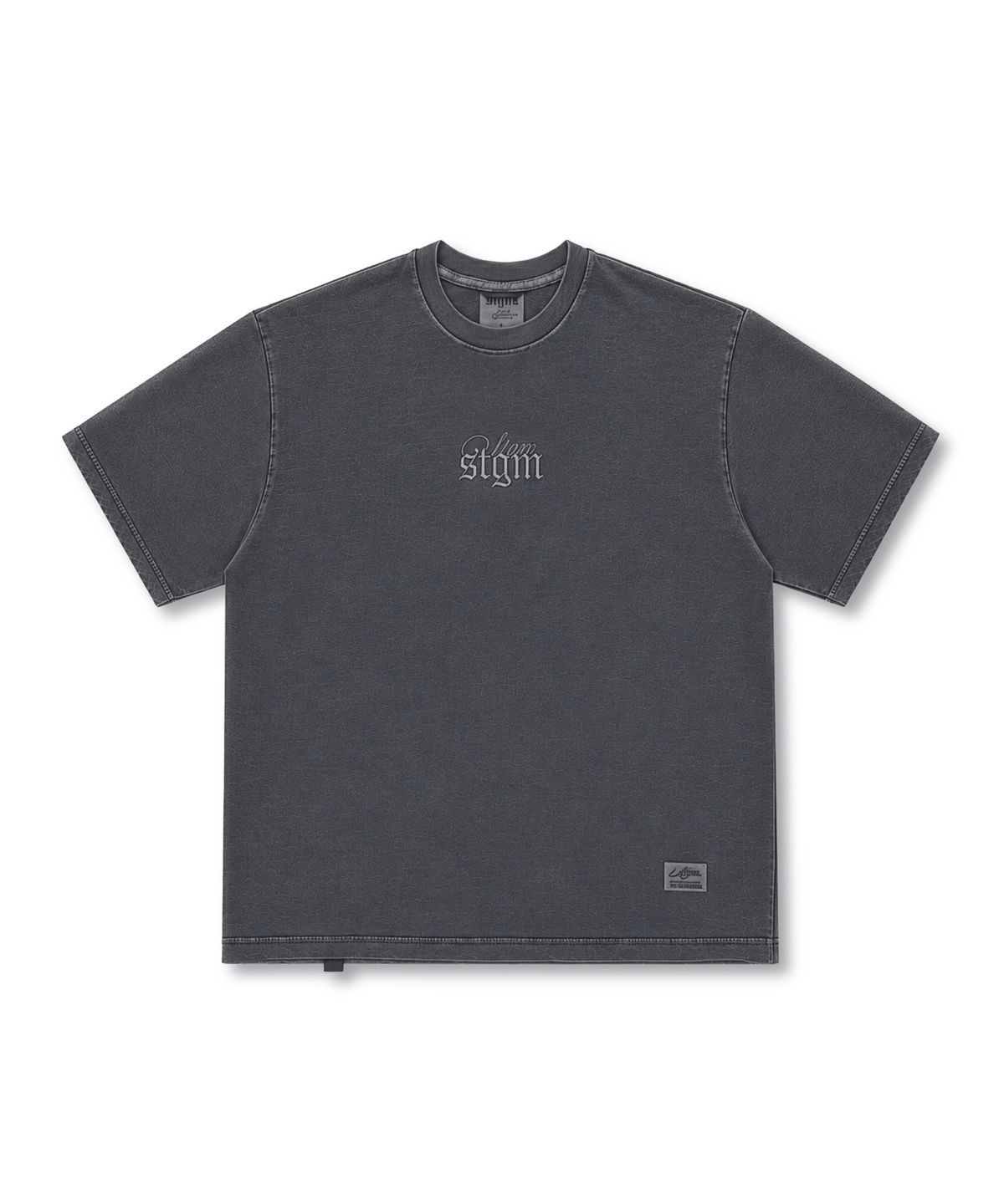 스티그마(STIGMA) ML PIGMENT T-SHIRTS CHARCOAL