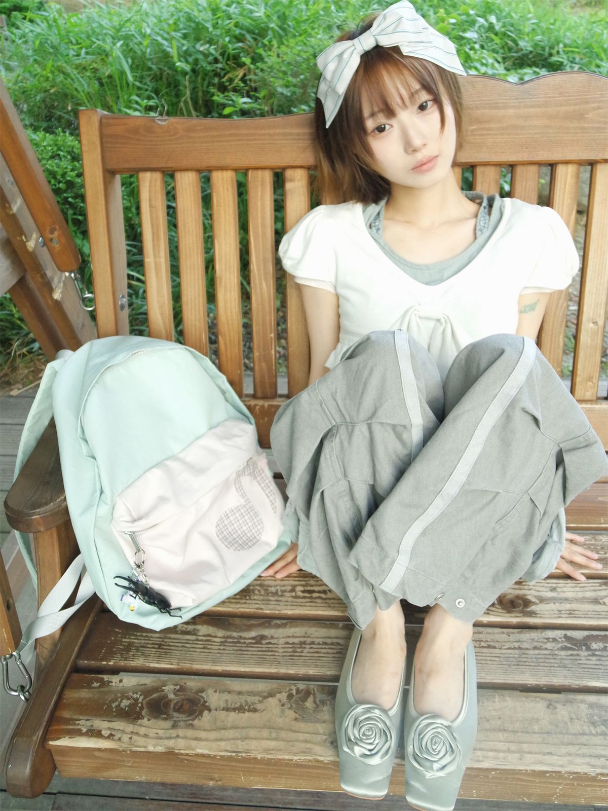 블랭크수프(BLANKSOUP) Mint Melody Backpack