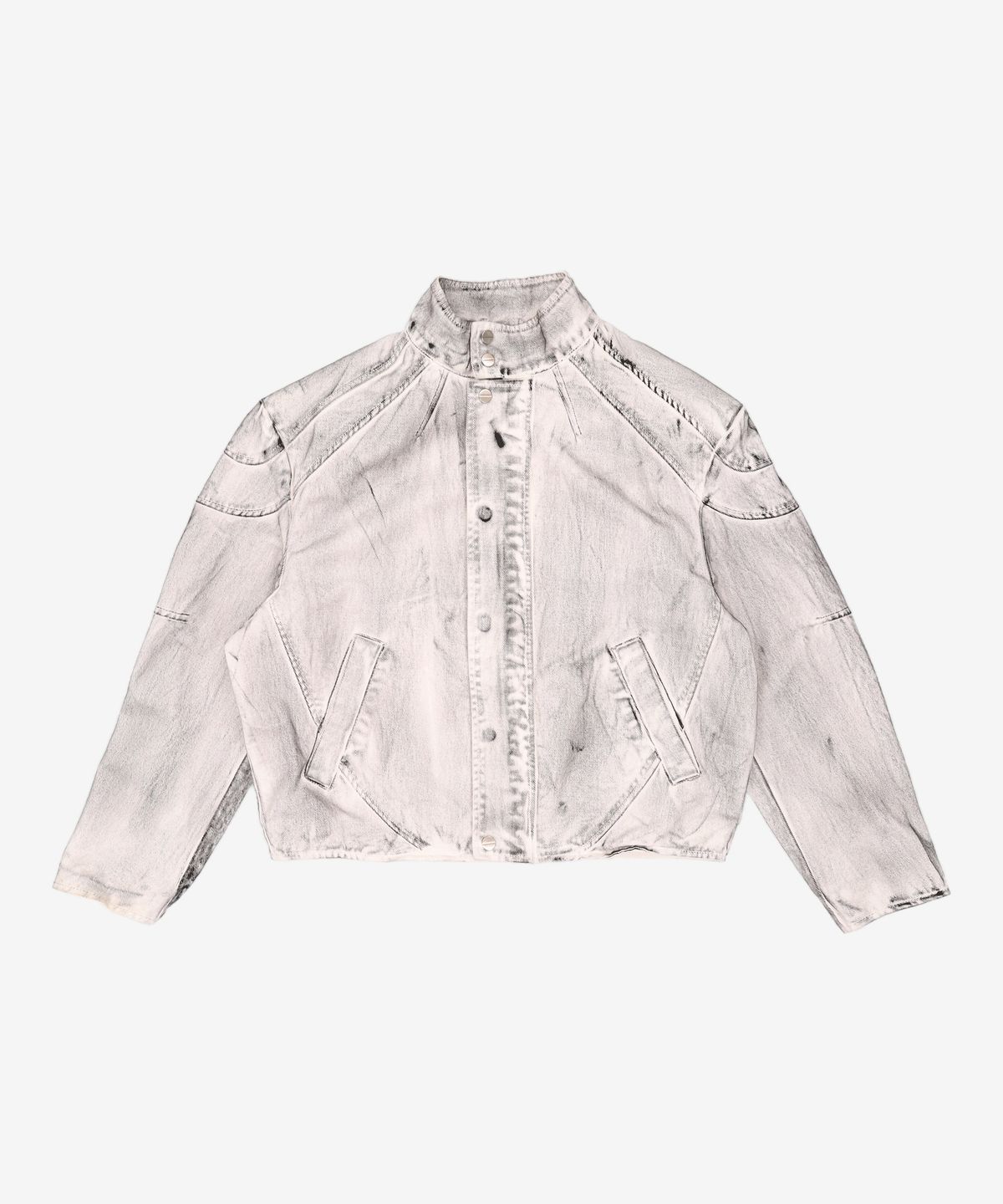 본바트(VONVAT) Padded Denim Biker Jacket 1