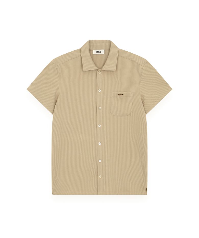 R-0051 / COZY BRUSH - RESORT SHIRTS(BEIGE)