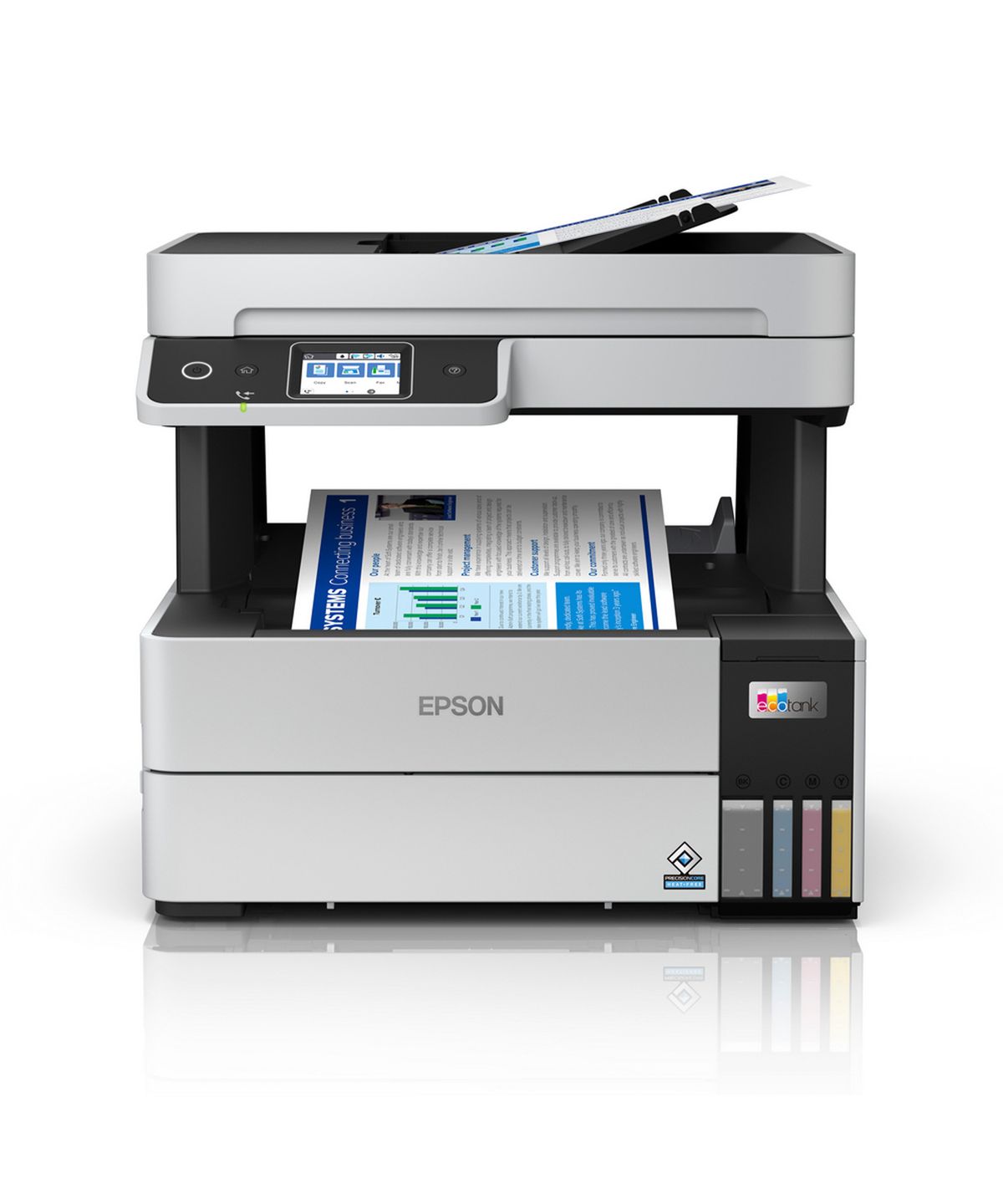 엡손(EPSON) L6490 에코탱크 무한 컬러 잉크젯 복합기 자동양면인쇄 인쇄 복사 스캔 팩스 기본 잉크 포함
