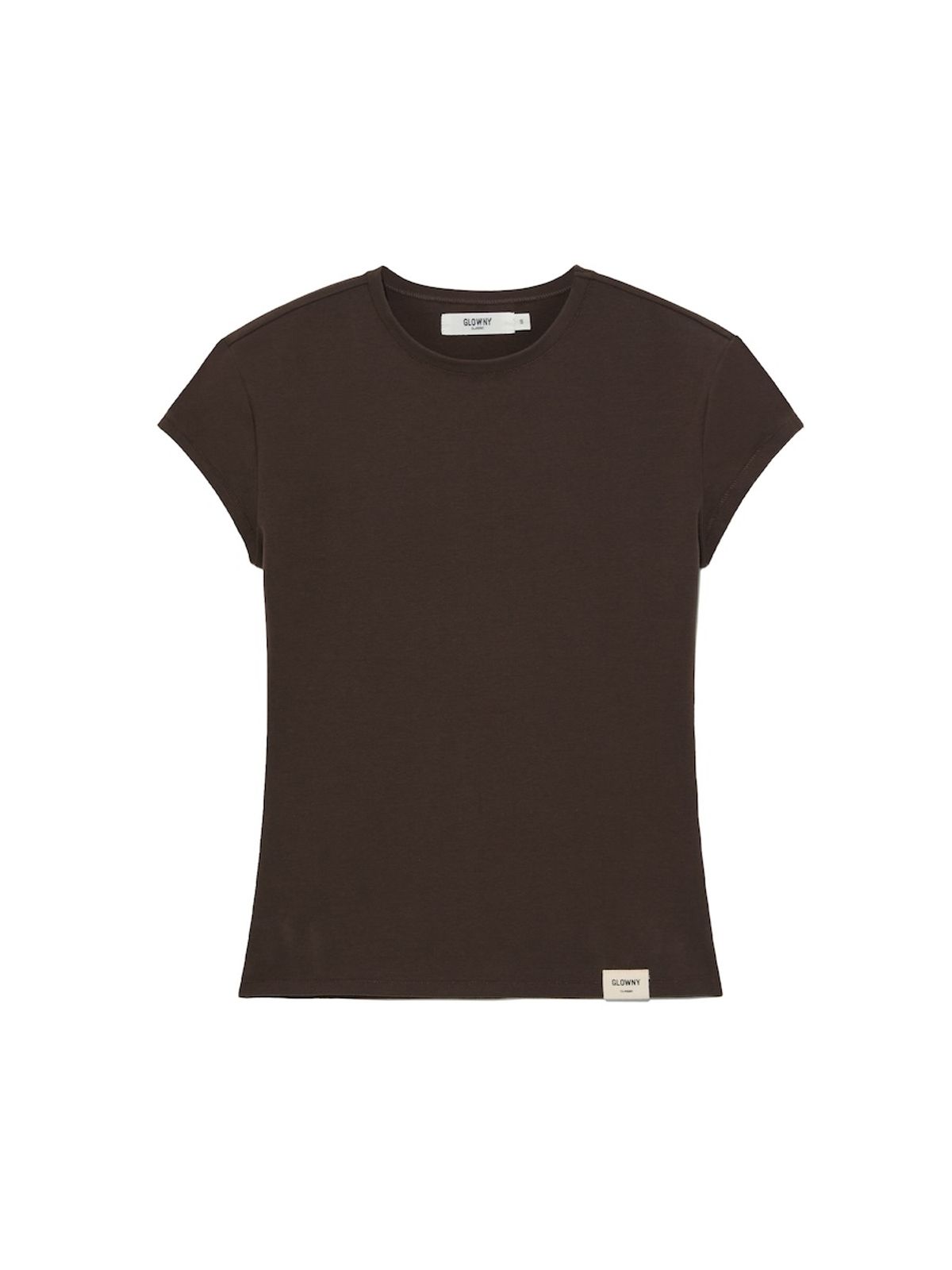 글로니(GLOWNY) G SLIM TEE (BROWN)