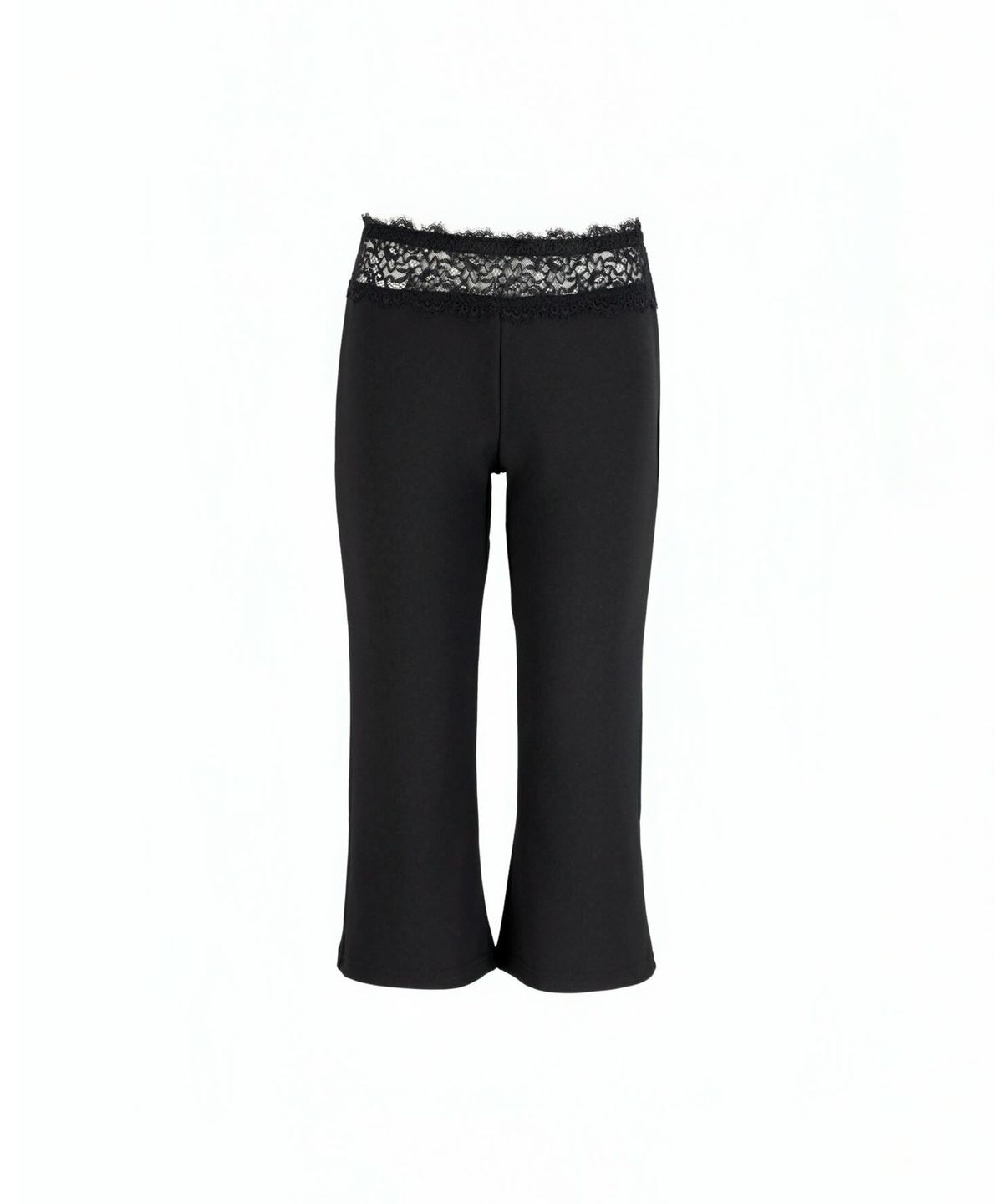 린하린(LYNHALYN) Lace High Waist Capri Pants