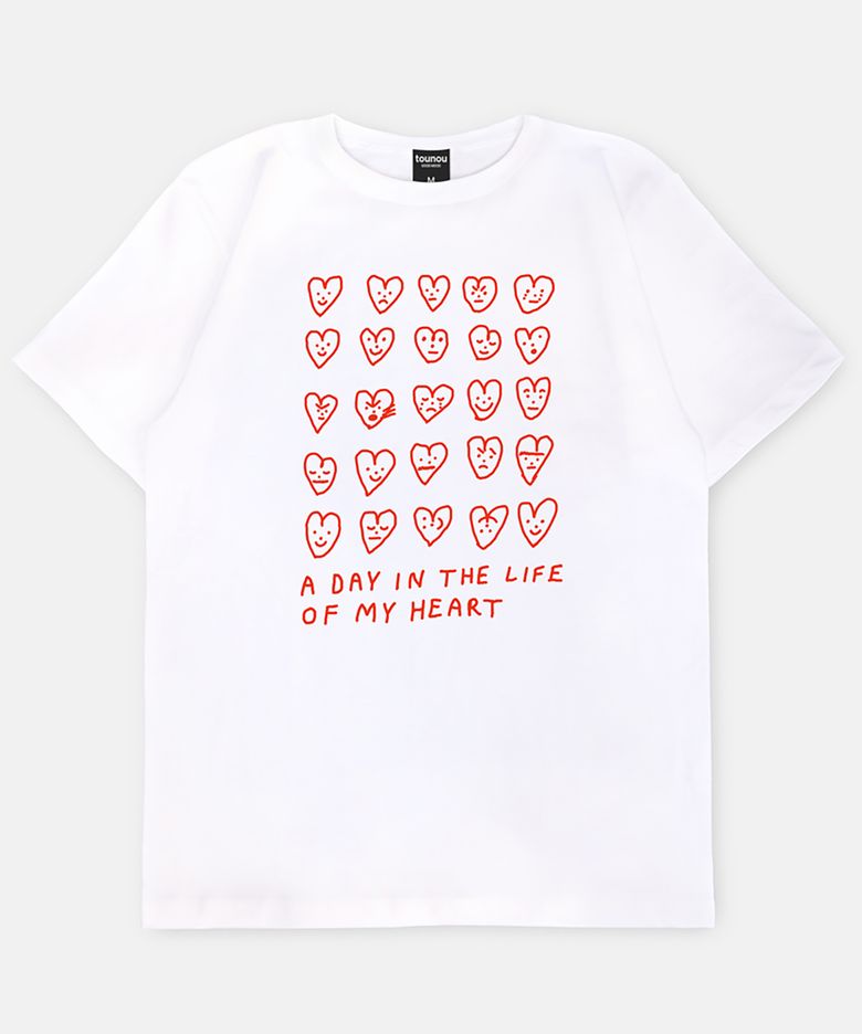 베이글 테라피 작가, A day in the life of my heart 반소매 티셔츠