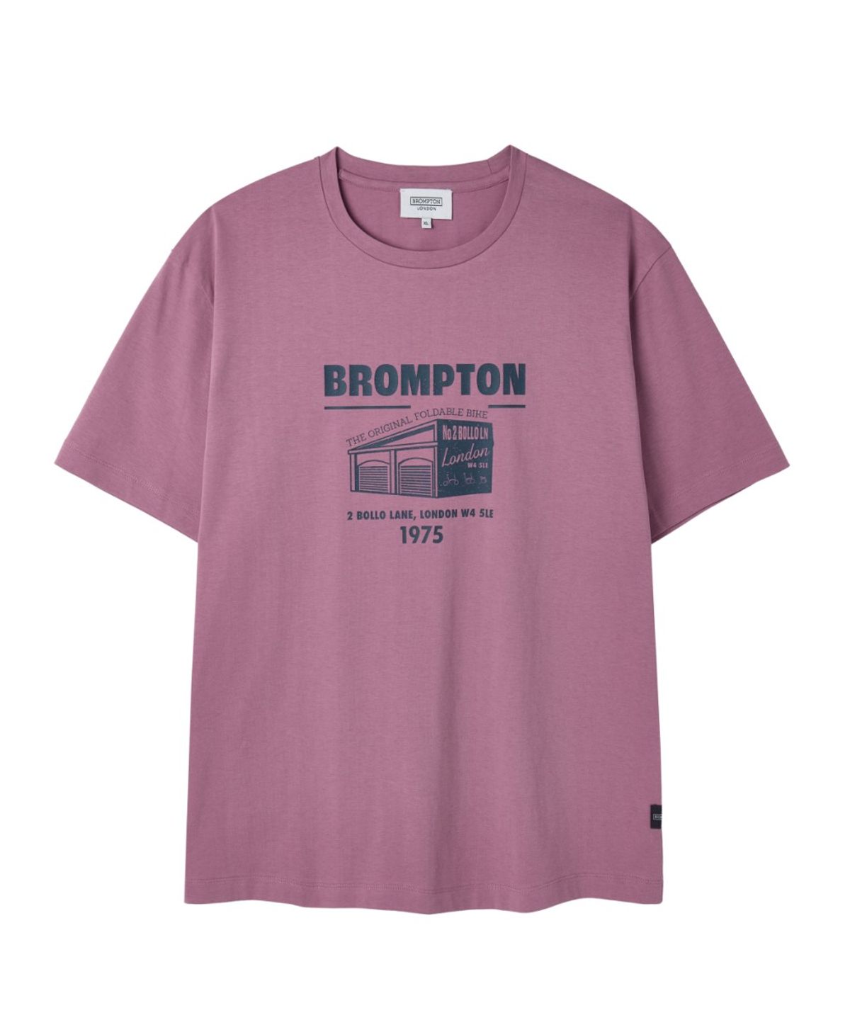브롬톤 런던(BROMPTON LONDON) BROMPTON GRAPHIC HALF SLEEVE T-SHIRT - LAVENDER (P262UTS152)