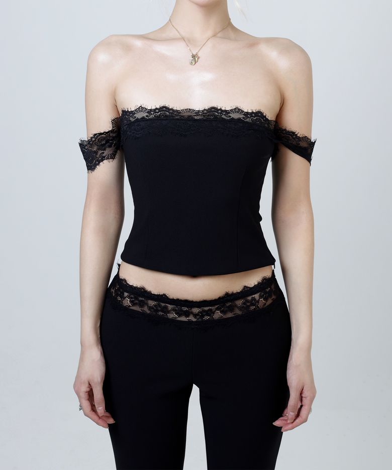 Lace Silhouette Top
