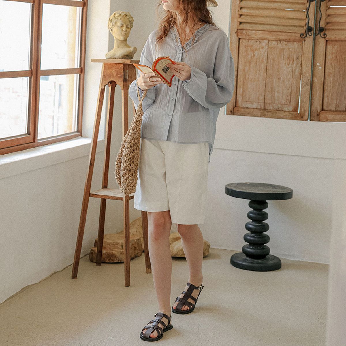 프라우드 마리(PROUD MARY) PM_Daily clean fit pants_WHITE