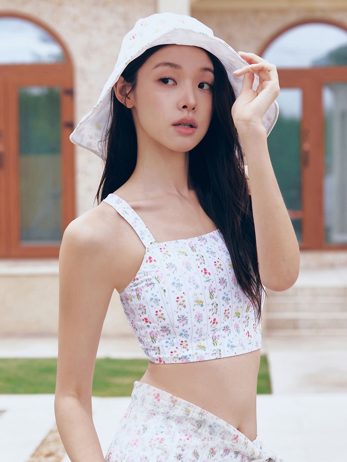 배럴(BARREL) NYBG 와이드 비치햇 아이보리 (B6SUACP051IVR)