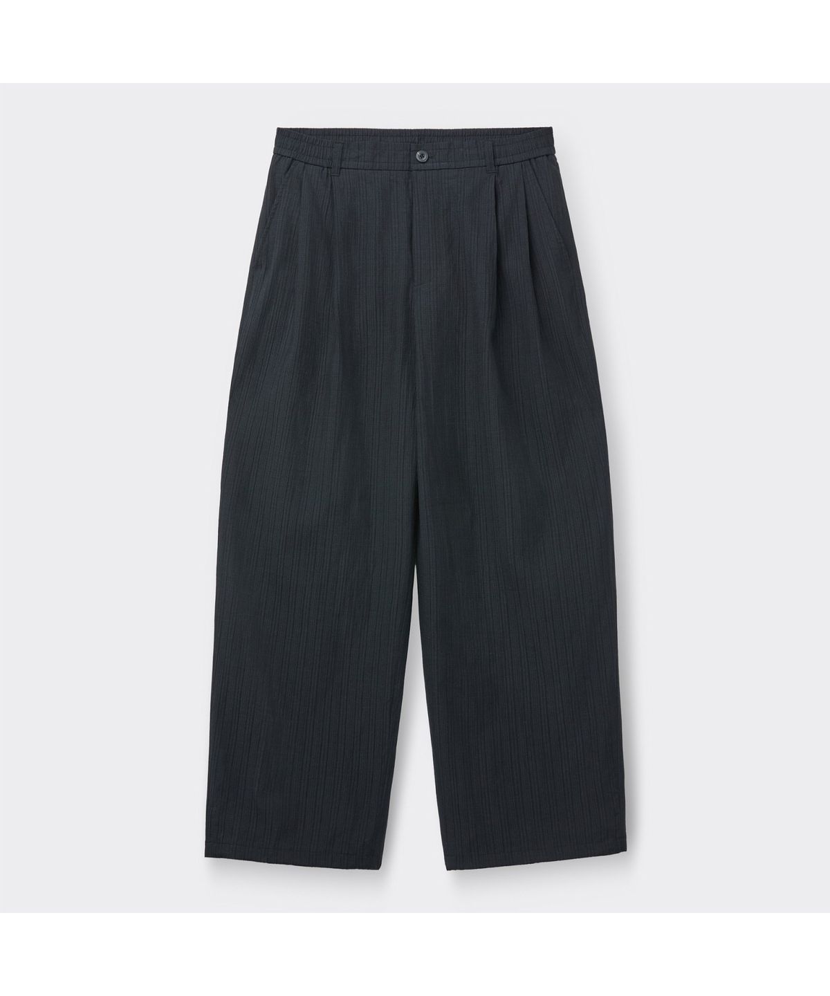 커스텀멜로우(CUSTOMELLOW) Navy Loose Fit Tucked Pleats Pants CWPAM26432NYD