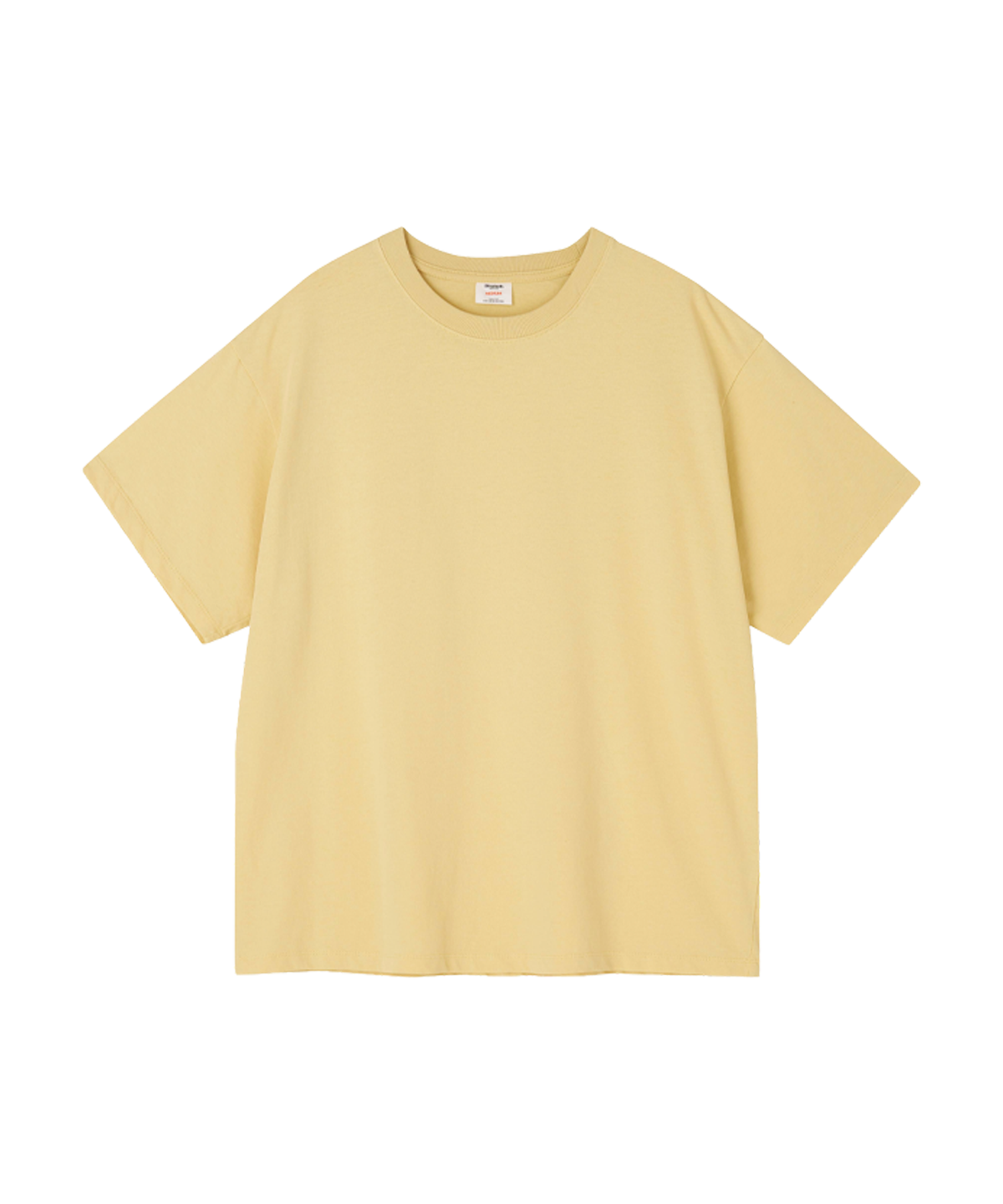 브루먼(BRUMAN) Daily Crew Neck Tee (Washed Yellow)