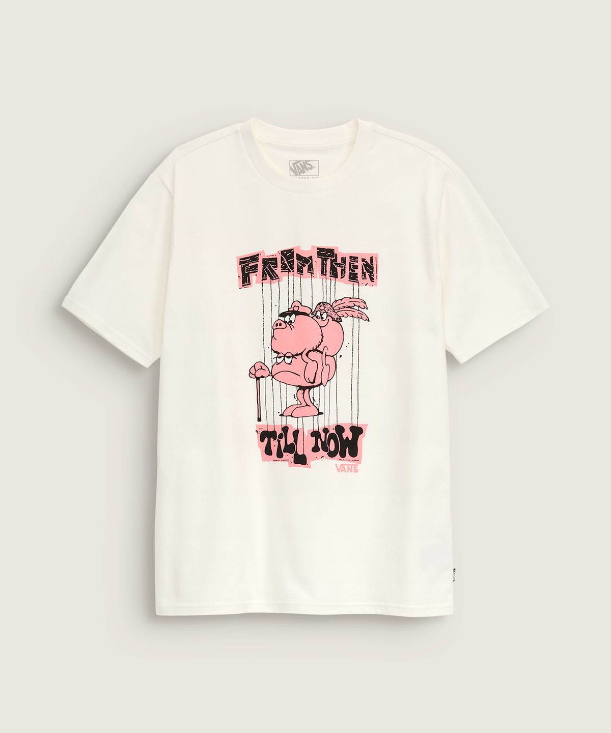 반스(VANS) SOON EASY 반소매 티셔츠 - 마시멜로우 / VN000VNMFS81