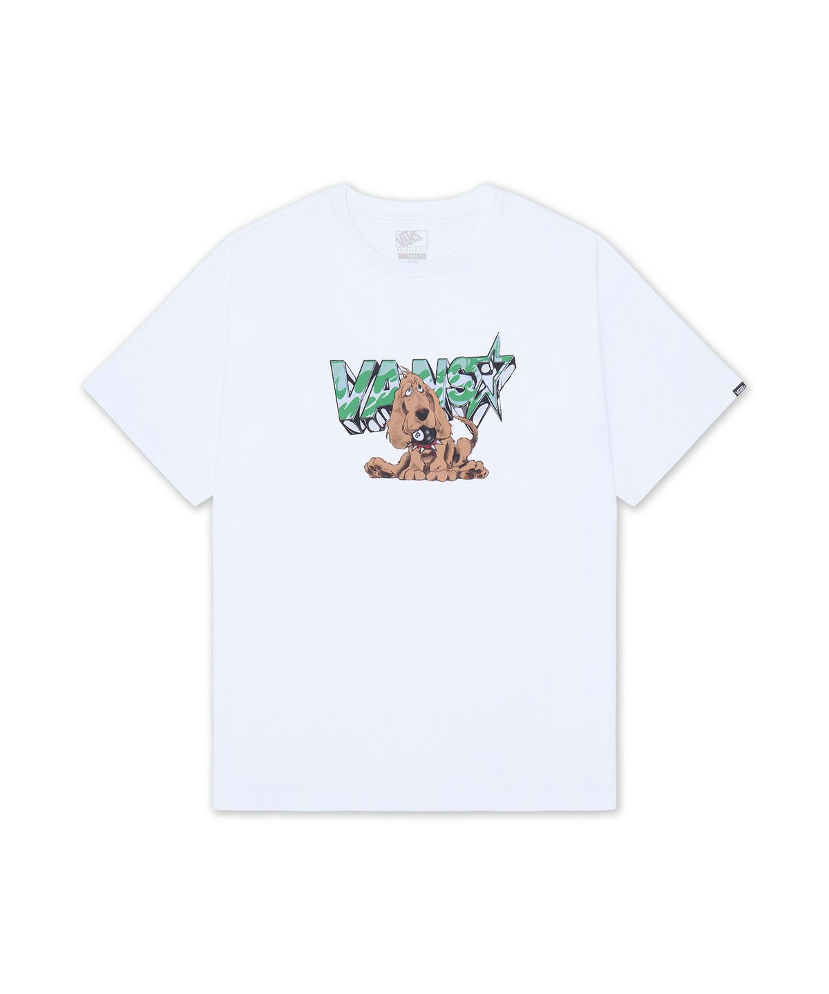 반스(VANS) 스타 도그 GFX 티셔츠 - 블랑 데 블랑 / VN000TMCJVY1