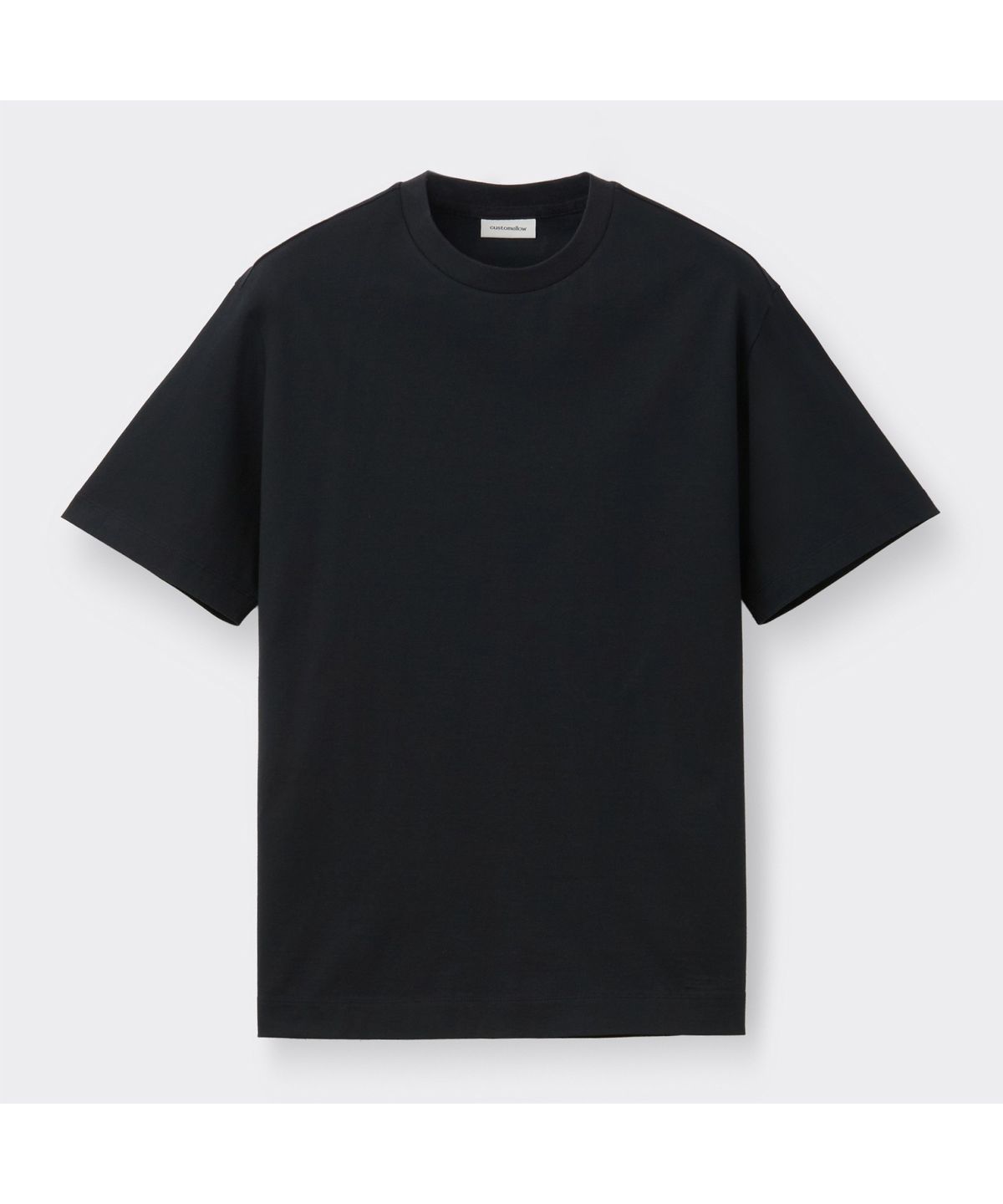 커스텀멜로우(CUSTOMELLOW) [Essentials] Black Basic T-shirt C9TAM26411BKX
