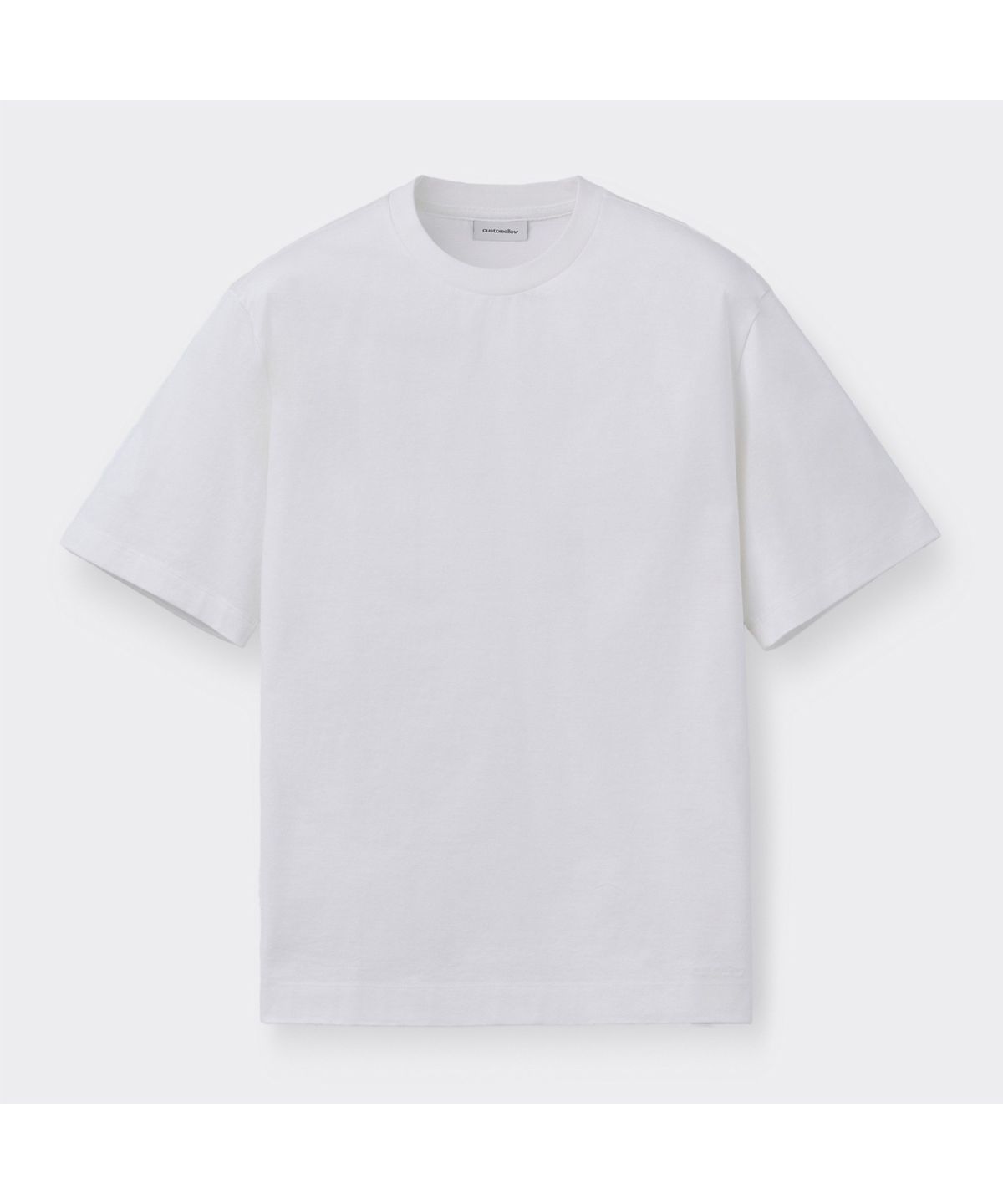 커스텀멜로우(CUSTOMELLOW) [Essentials] White Basic T-shirt C9TAM26411WHX