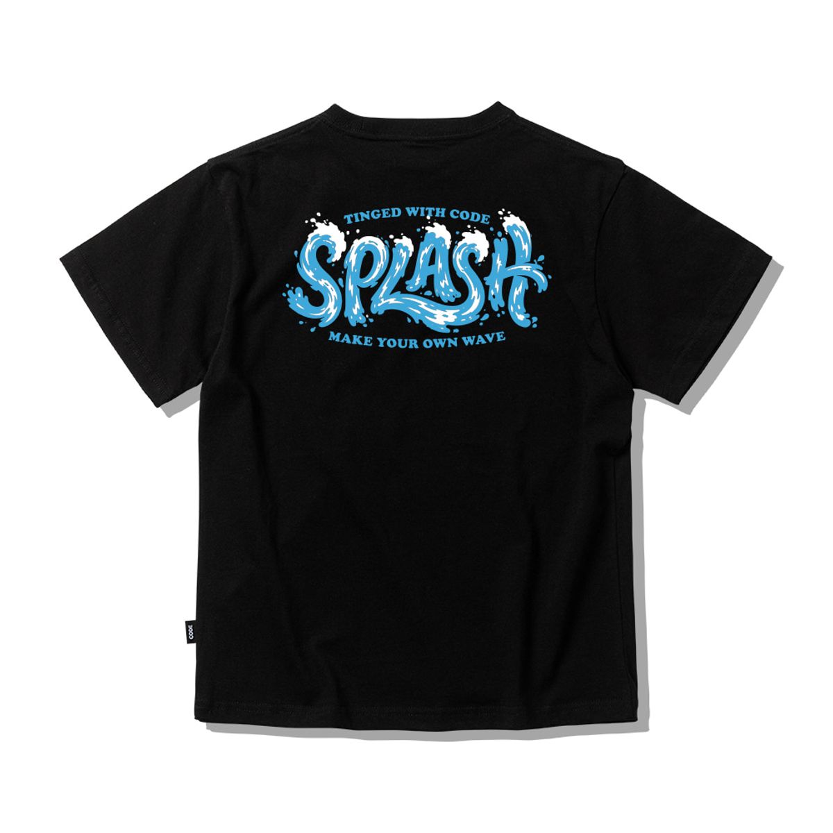 스플래시코드 키즈(SPLASHCODE KIDS) 키즈 반팔 티셔츠 블랙 - 스플래시코드 웨이브(Splashcode Wave)
