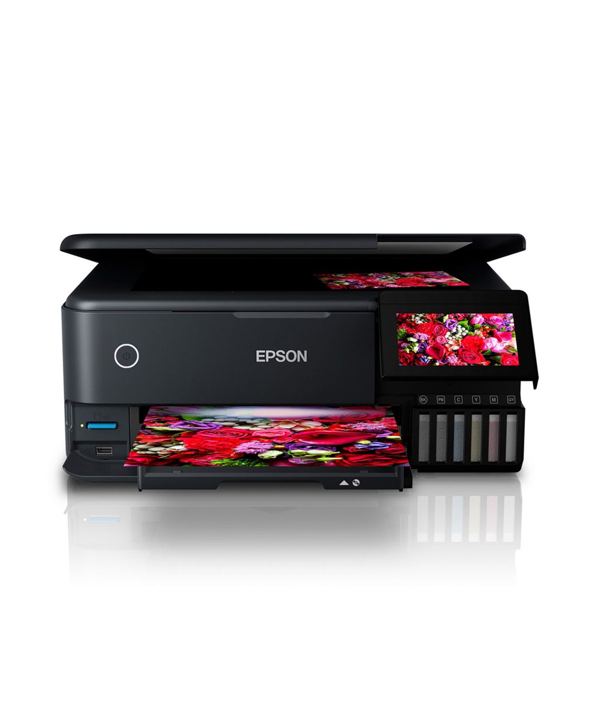 엡손(EPSON) L8160 에코탱크 무한 잉크젯 포토 프린터 인쇄 기본 잉크 포함