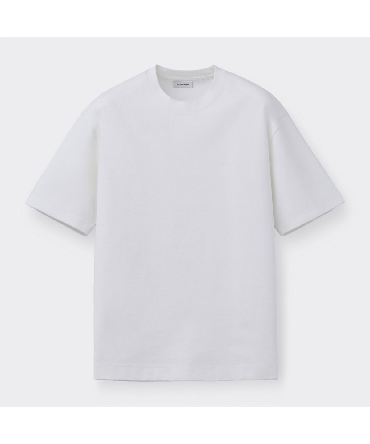 커스텀멜로우(CUSTOMELLOW) [Essentials] White Oversized Fit T-shirt C9TAM26412WHX