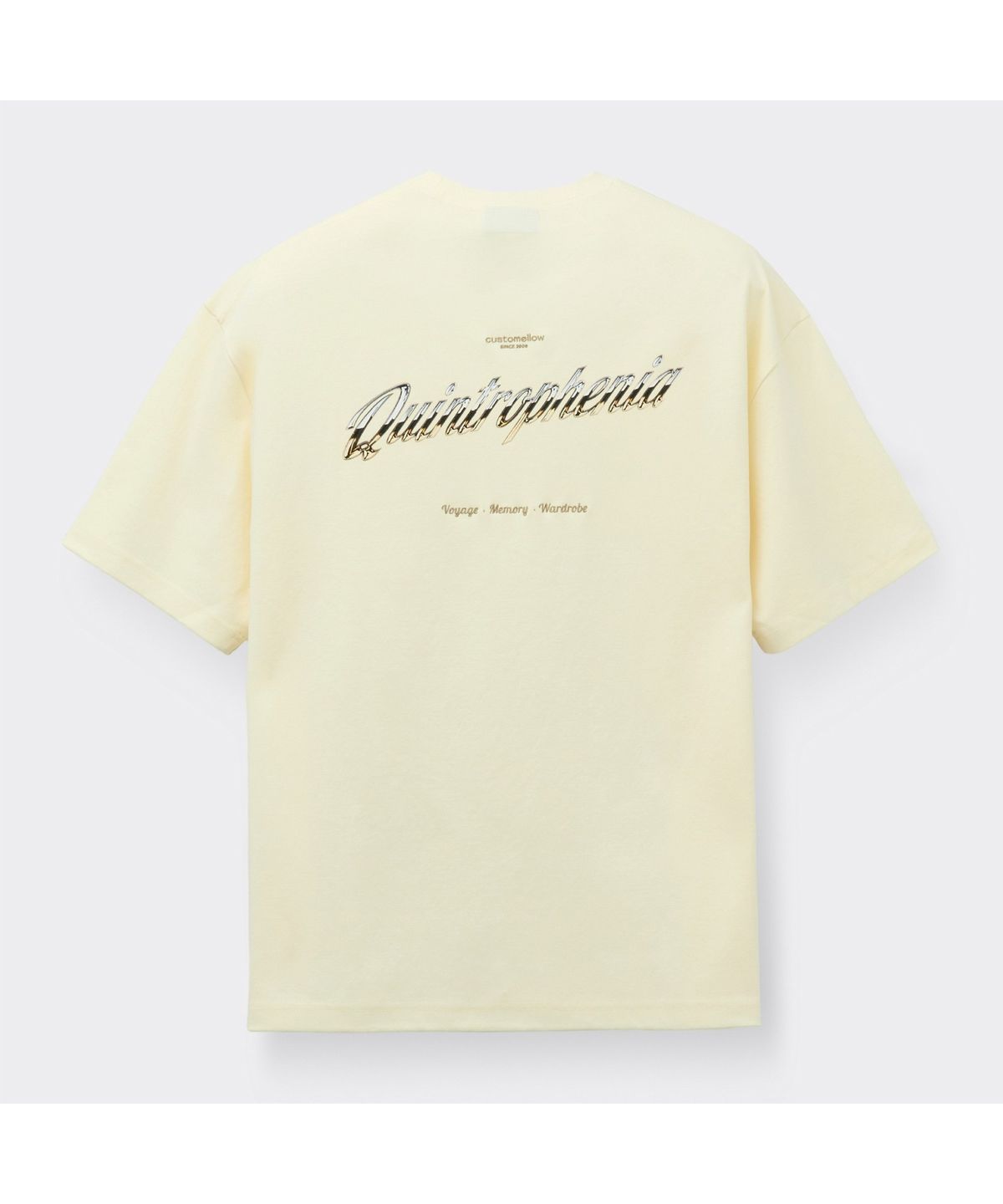 커스텀멜로우(CUSTOMELLOW) Yellow Graphic T-shirt CWTAM26434YEL