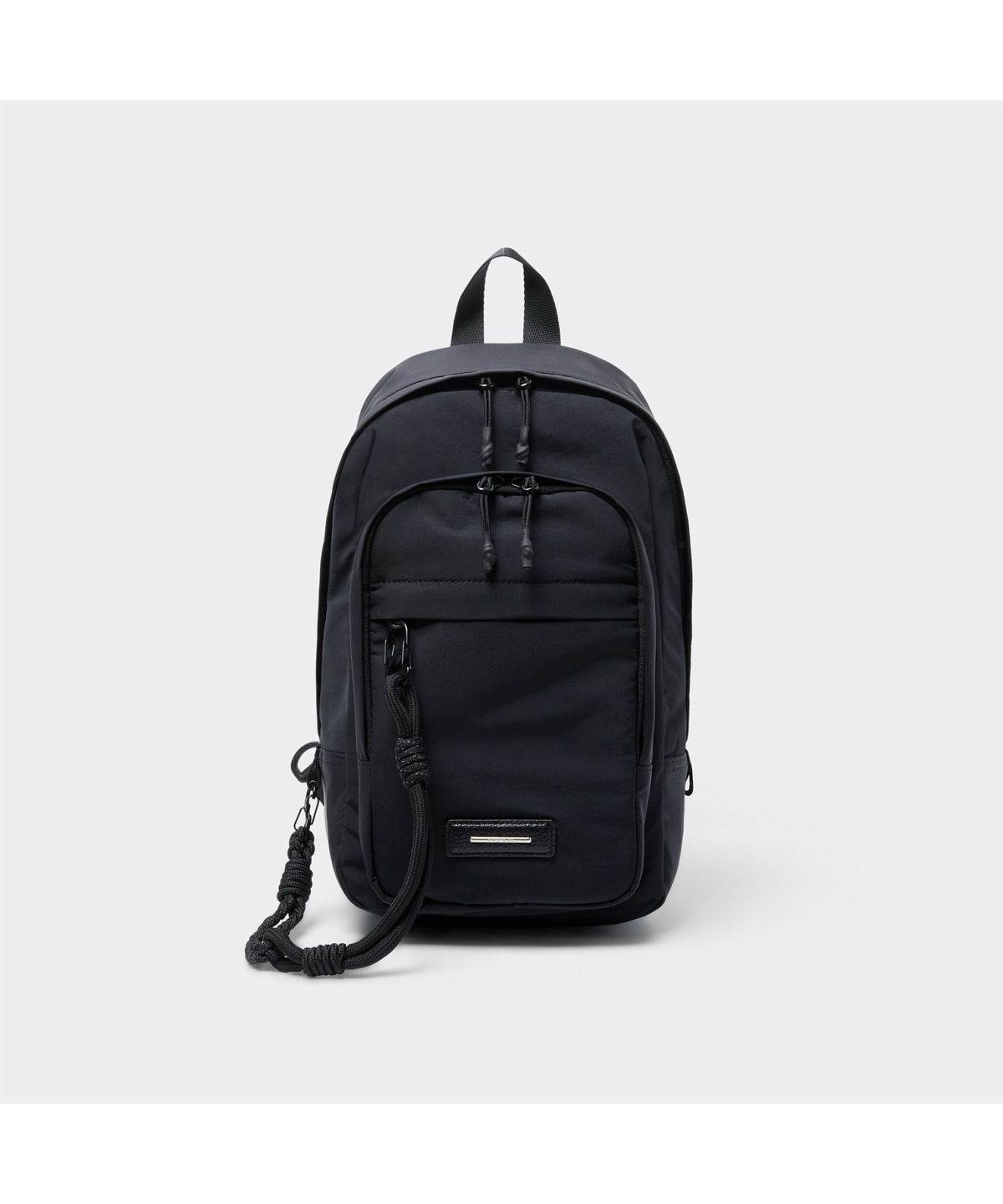 커스텀멜로우(CUSTOMELLOW) Black Nylon Sling Bag CABAX26106BKX