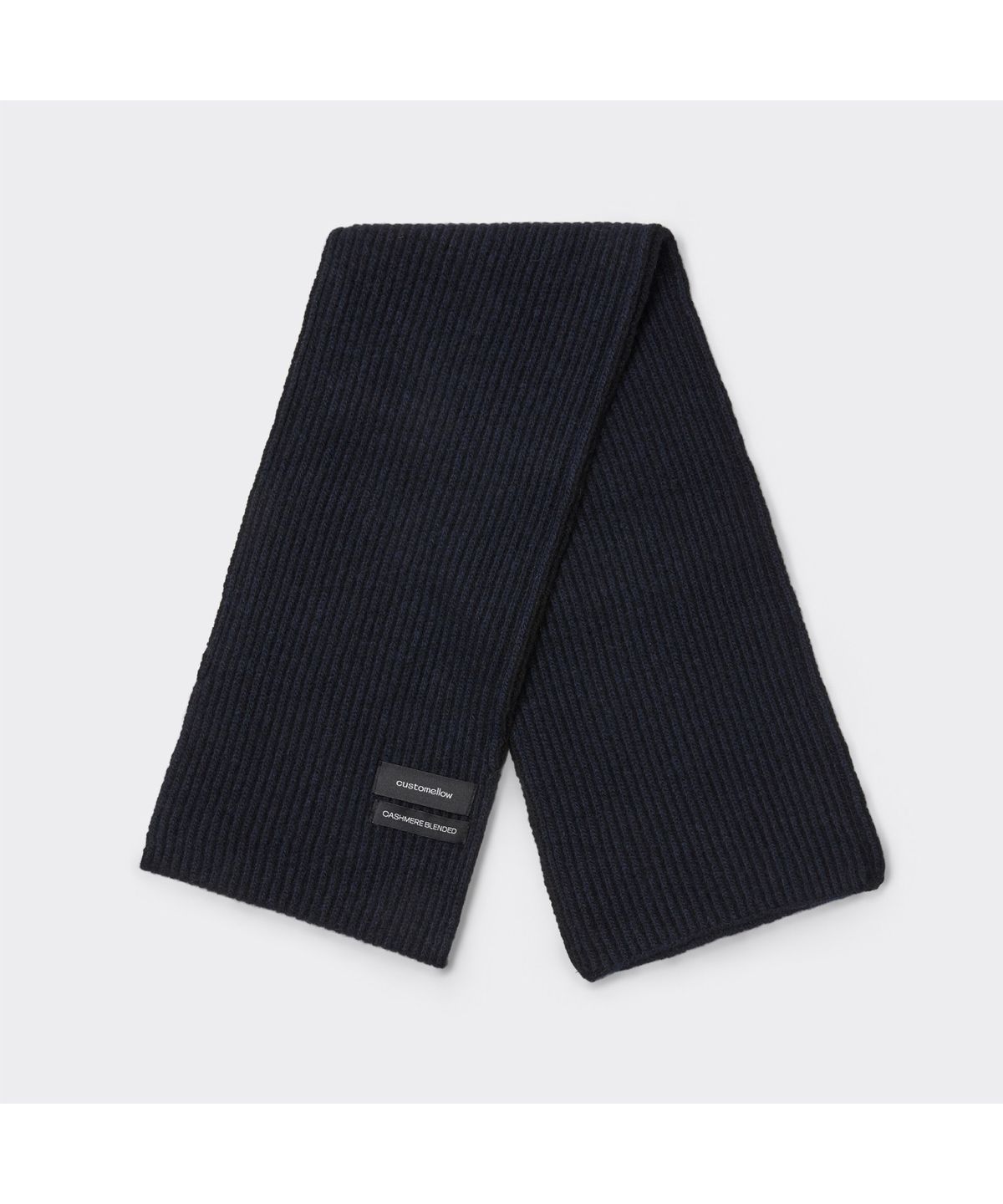 커스텀멜로우(CUSTOMELLOW) Black Cashmere Blended Muffler CAAJX26001BKX