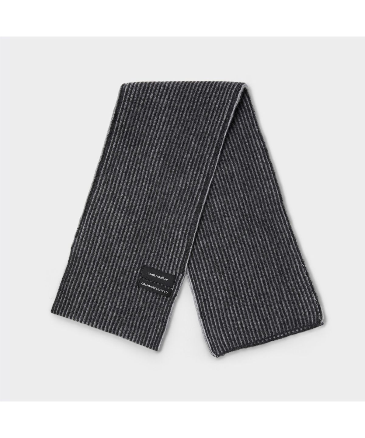 커스텀멜로우(CUSTOMELLOW) Grey Cashmere Blended Muffler CAAJX26001GYX