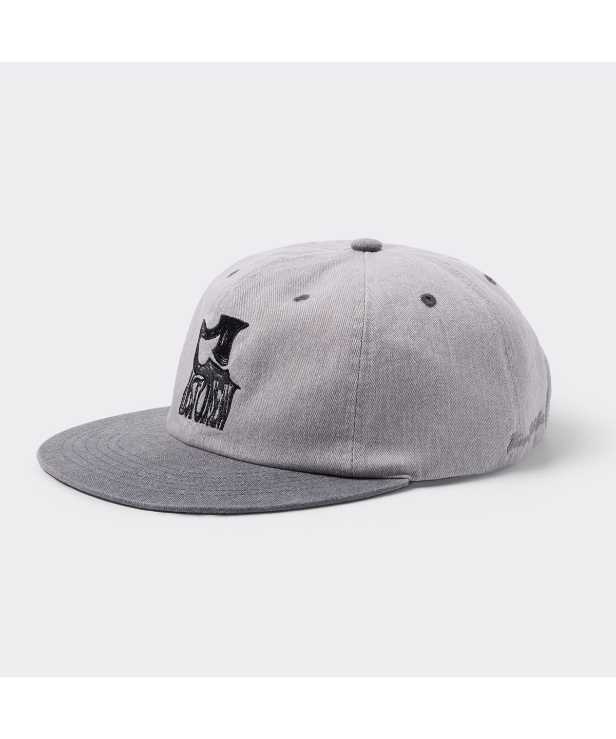 커스텀멜로우(CUSTOMELLOW) [Vincent] Grey Graphic Cap CARAX26481GYX
