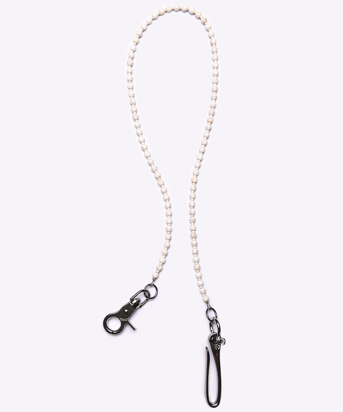 퀘스트앤게스트(QUEST&GUEST) Beaded Chain (White Howlite)