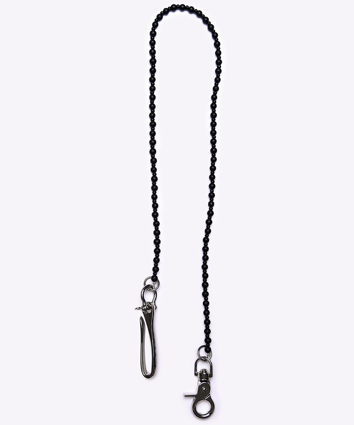 퀘스트앤게스트(QUEST&GUEST) Beaded Chain (Matte Onyx)